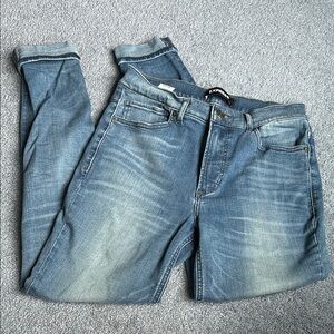 Express Blue Denim Jean Legging High Rise Size 8